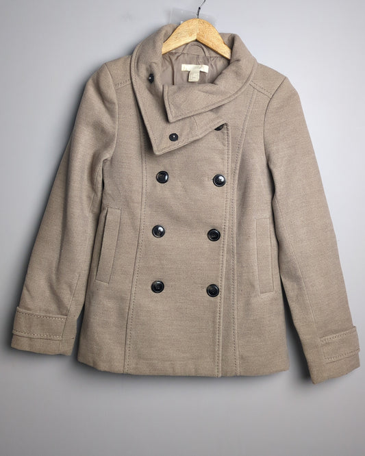 H&M Beige Peacoat Jacket