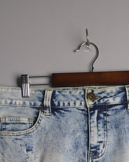 Forever 21 Blue Denim Shorts