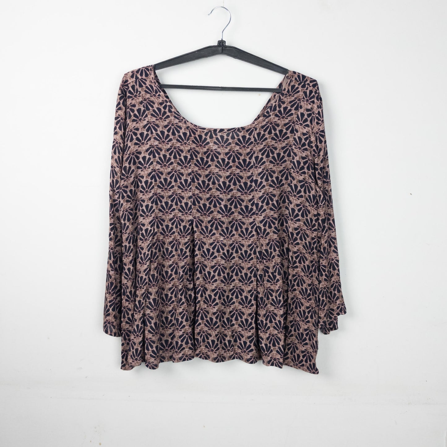 Floral Print Long Sleeve Blouse