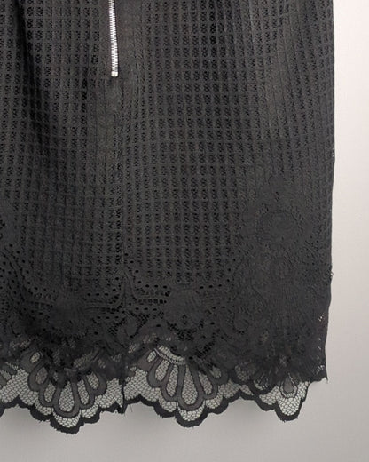 Topshop Black Lace Dress