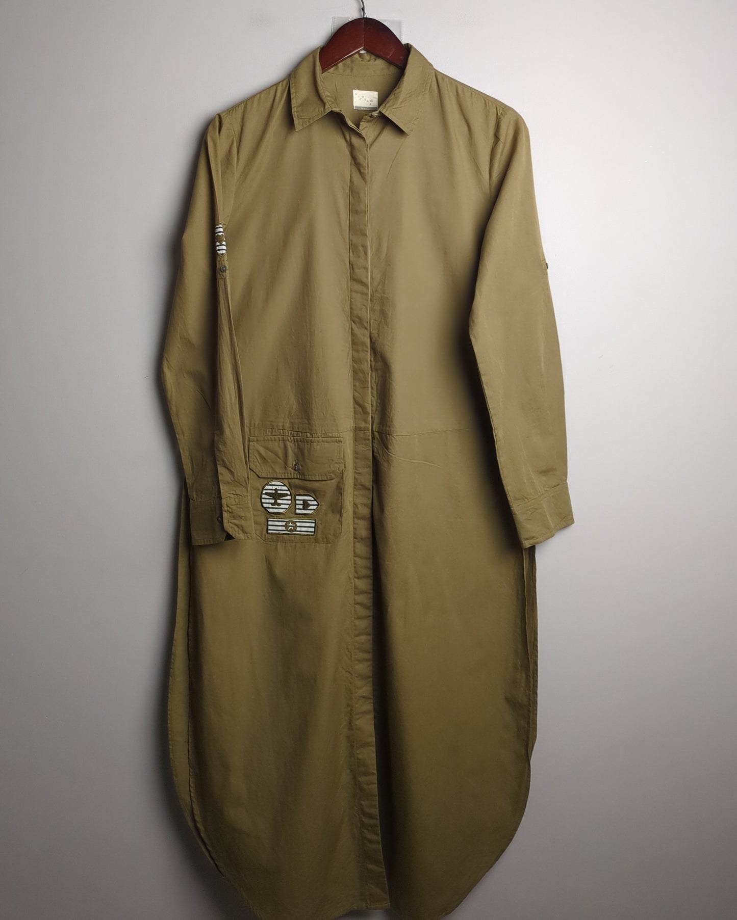Nicobar Brown Shirt Dress