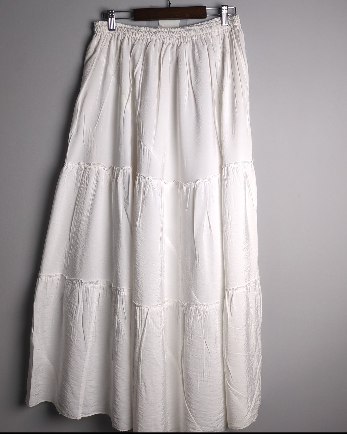 White Tiered Maxi