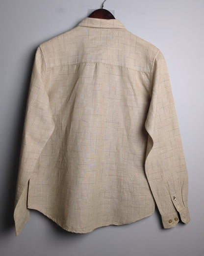 Black Coffee Beige Casual Shirt