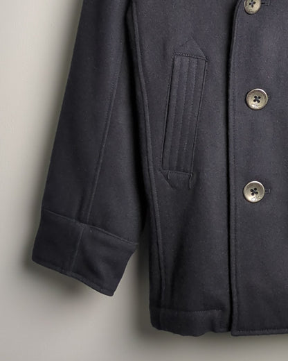 Boat Yard Blue Pea Coat