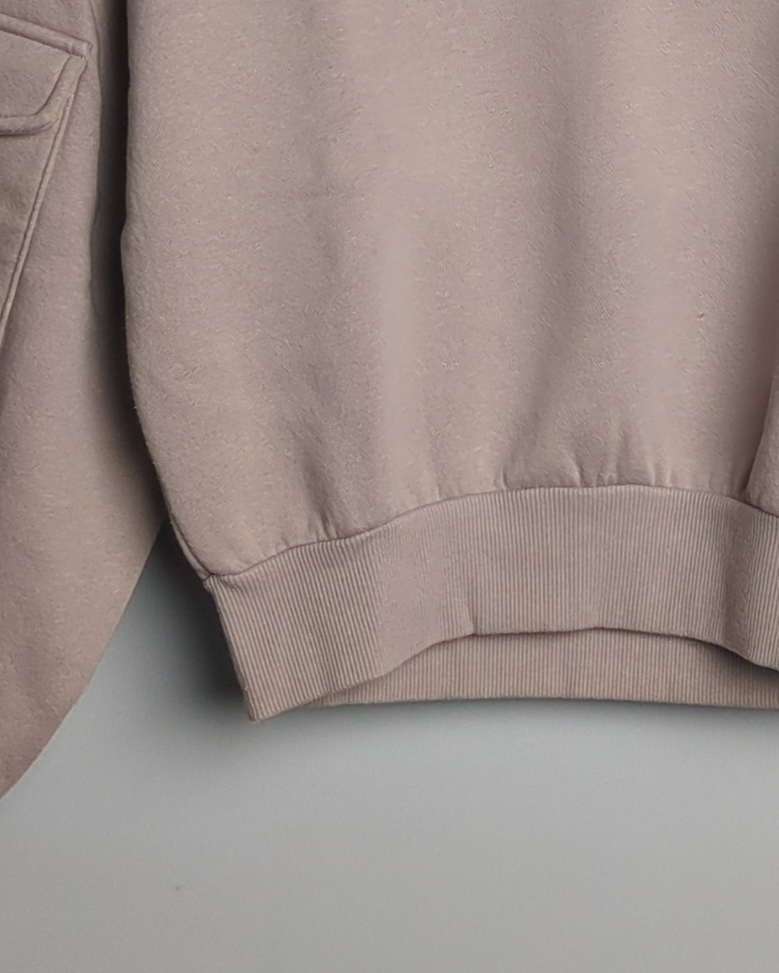 H&M Beige Zip Sweatshirt