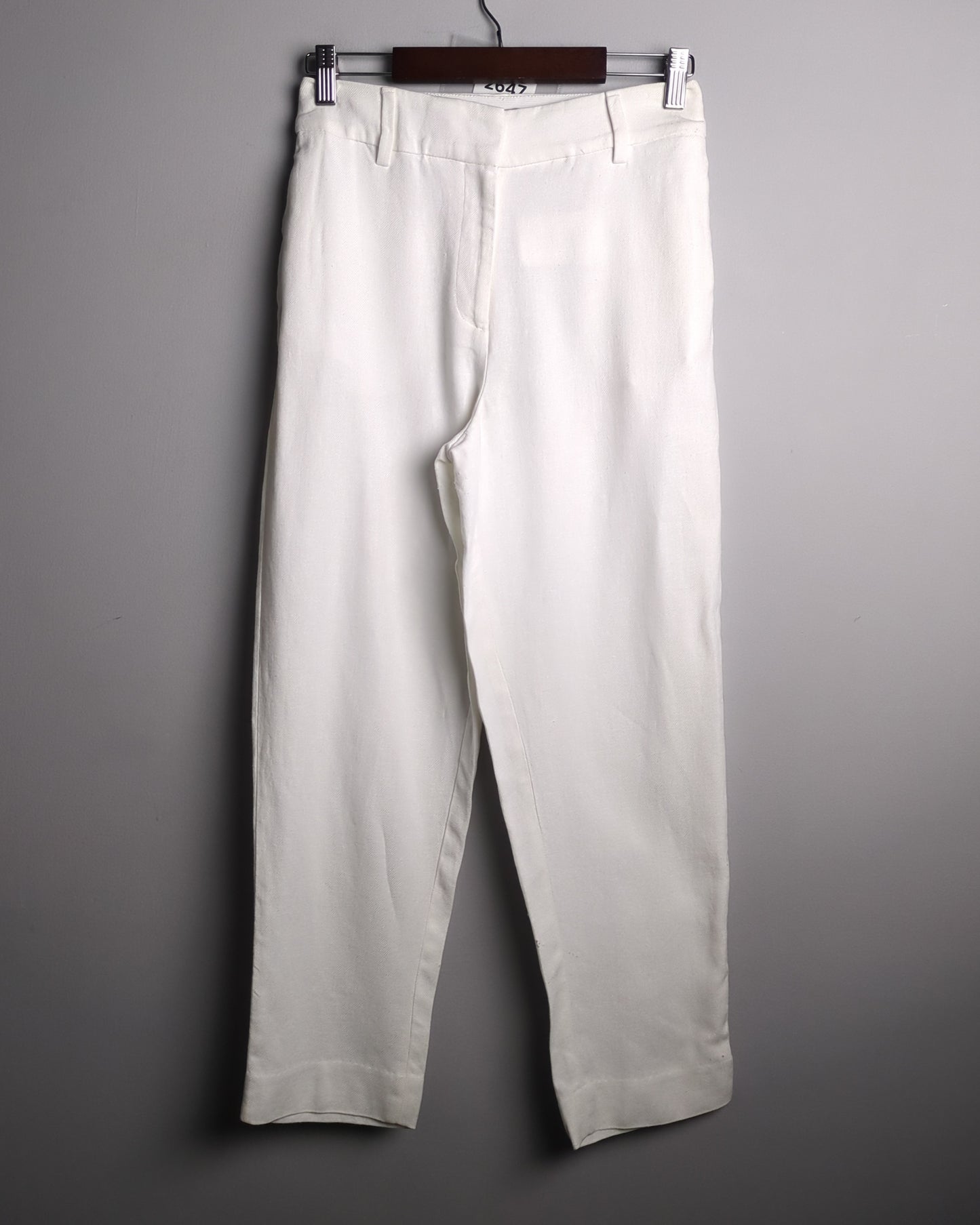 H.M White Casual Trousers