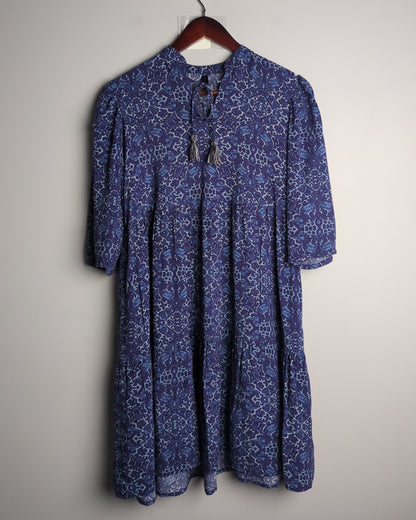 F3Meela Blue Tassel Blouse