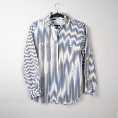 Striped Button-Up Shirt