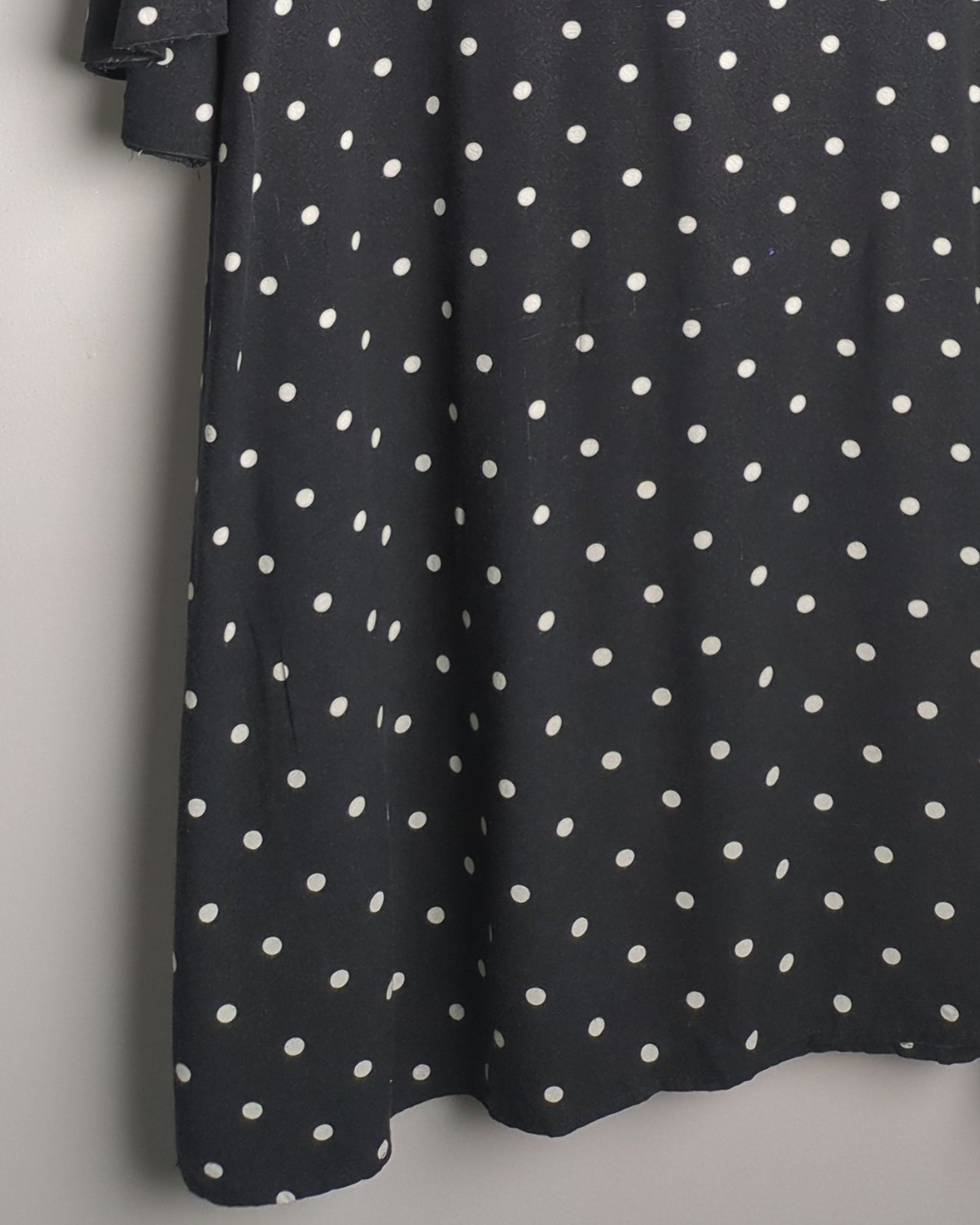 H&M Black Polka-Dot Dress