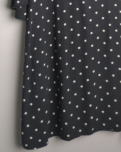 H&M Black Polka-Dot Dress