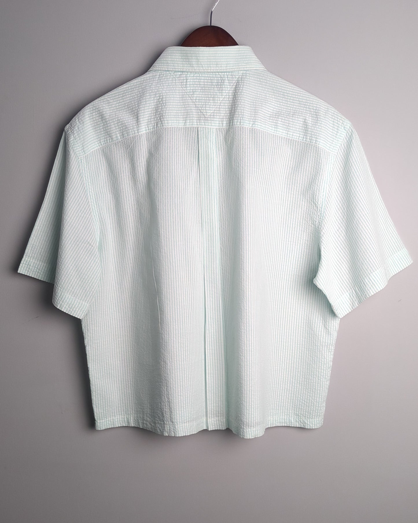 Tommy Hilfiger Cropped Seersucker Shirt