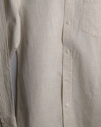 H&M Beige Linen Shirt