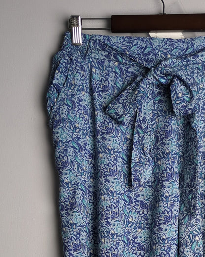 Romantic Gypsy Blue Wide-Leg Pants