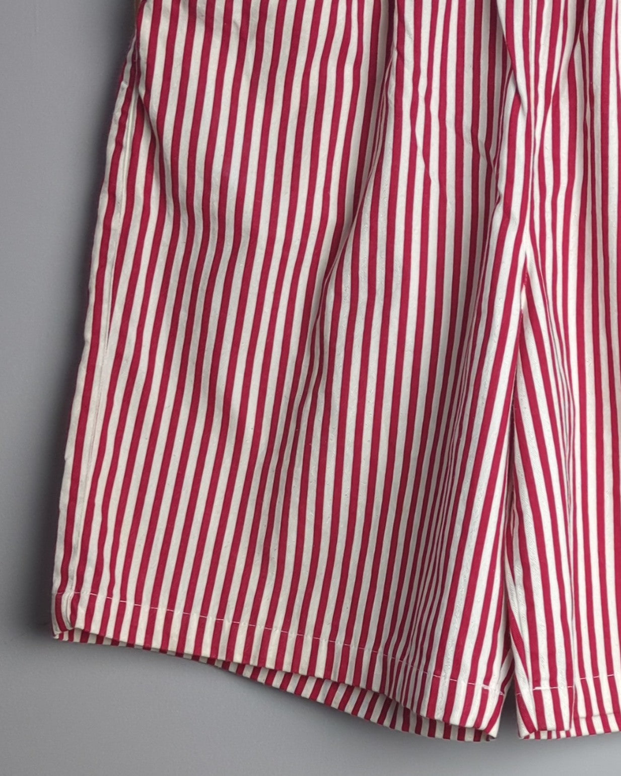 Red Casual Shorts