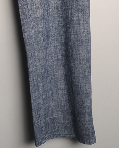 Cotton World Blue Casual Trousers