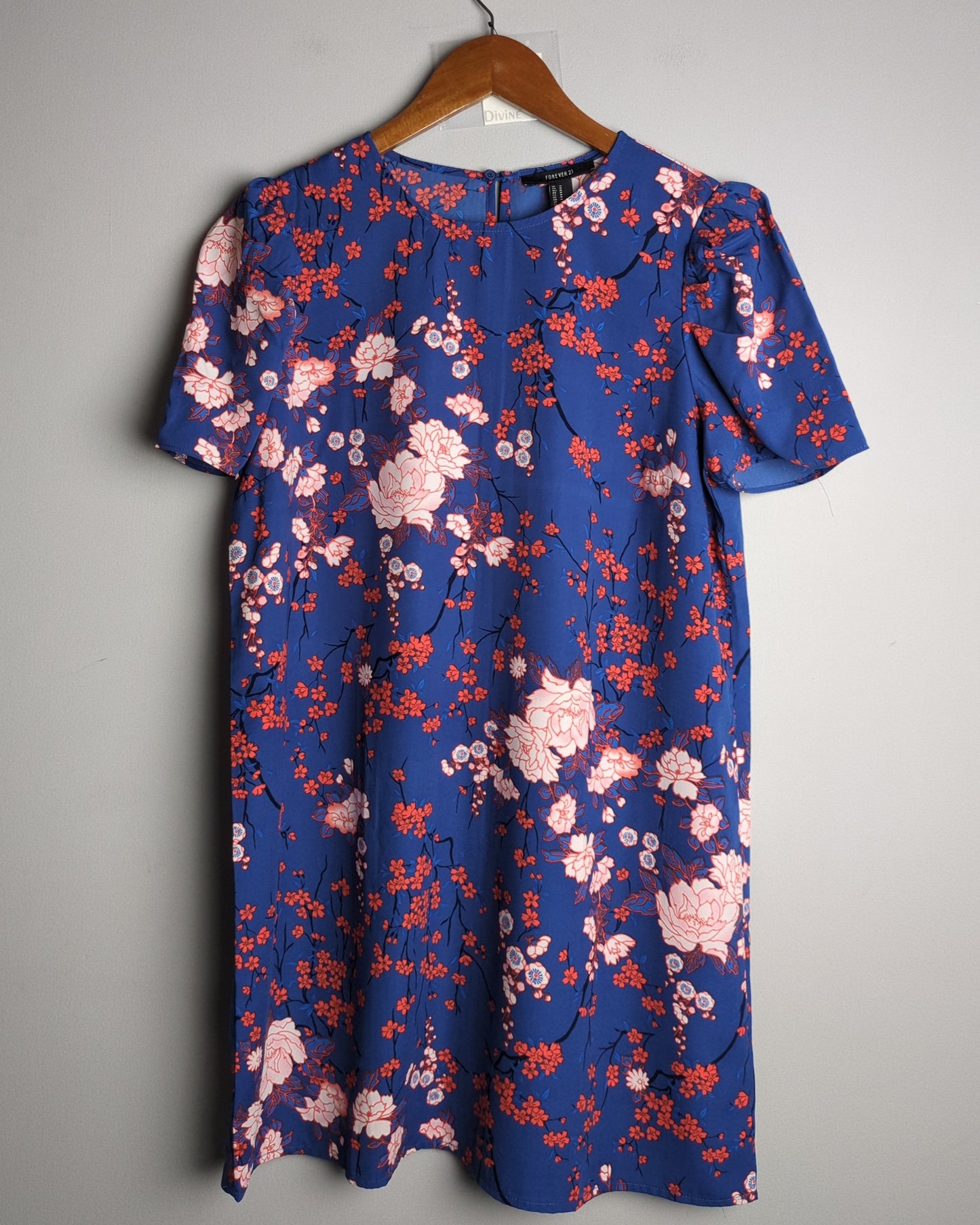 Forever 21 Blue Floral Dress