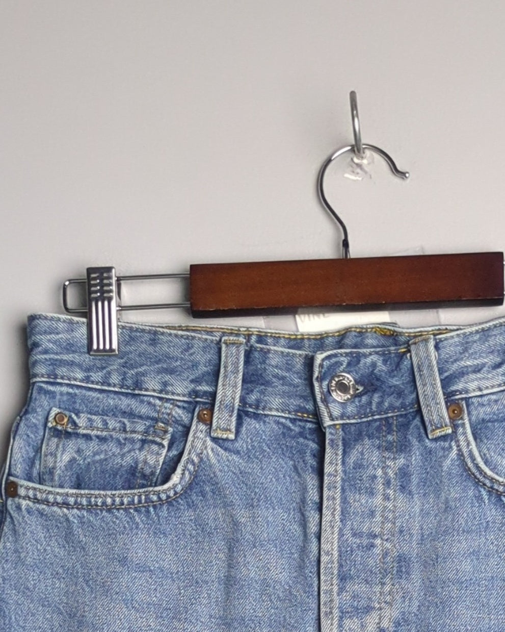 & Denim Blue Denim Skirt