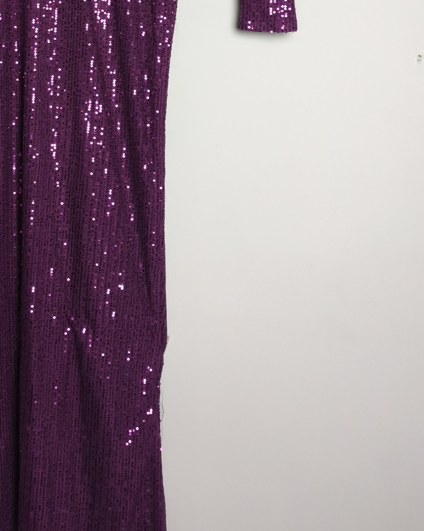 B+ Vestry Purple Sequin Gown