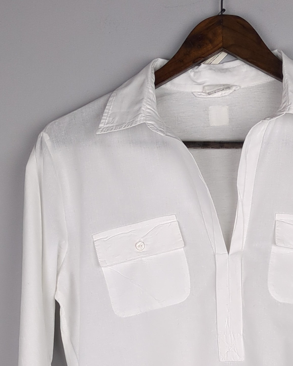 Nicobar White Utility Blouse