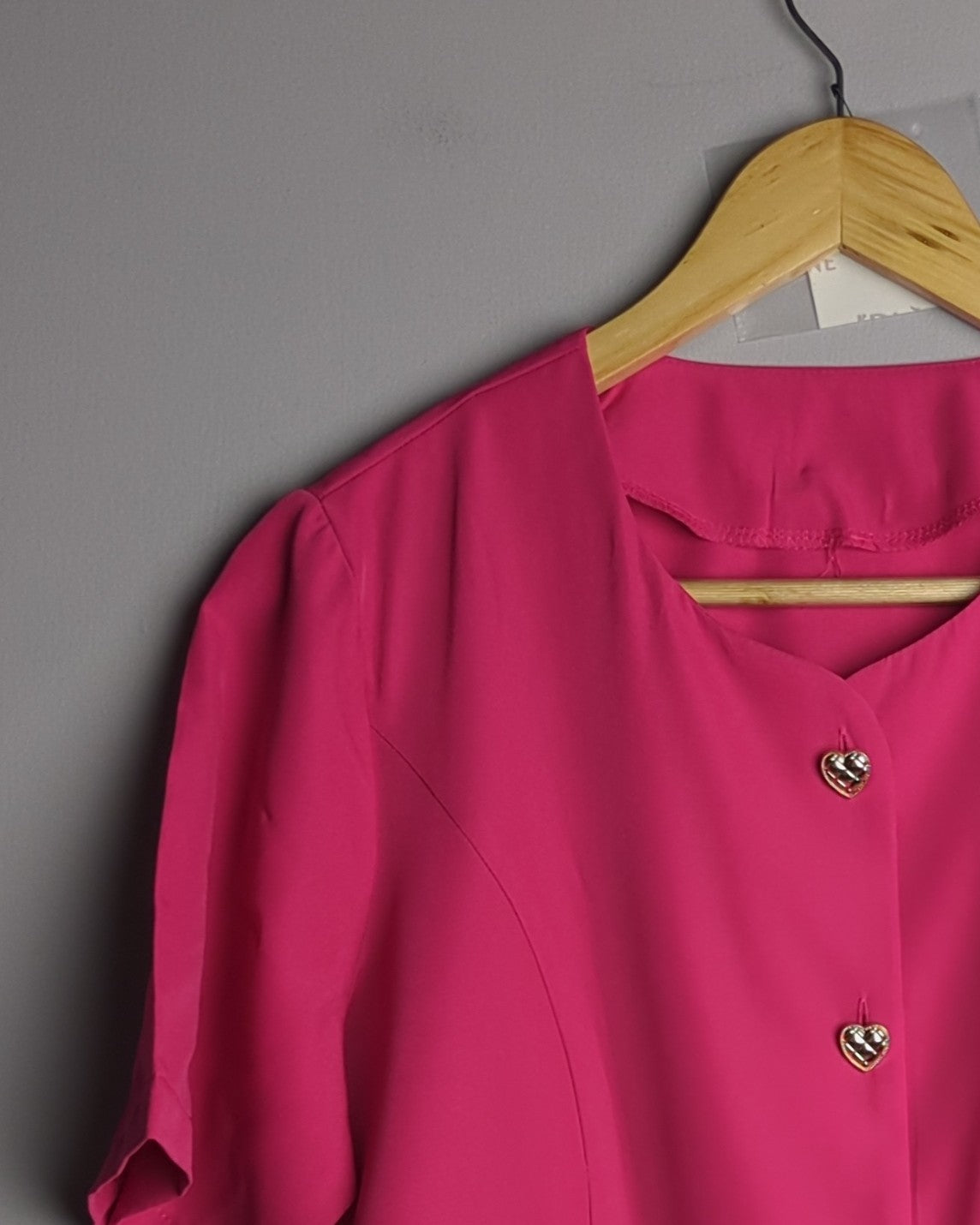 Savana Pink Buttoned Blouse