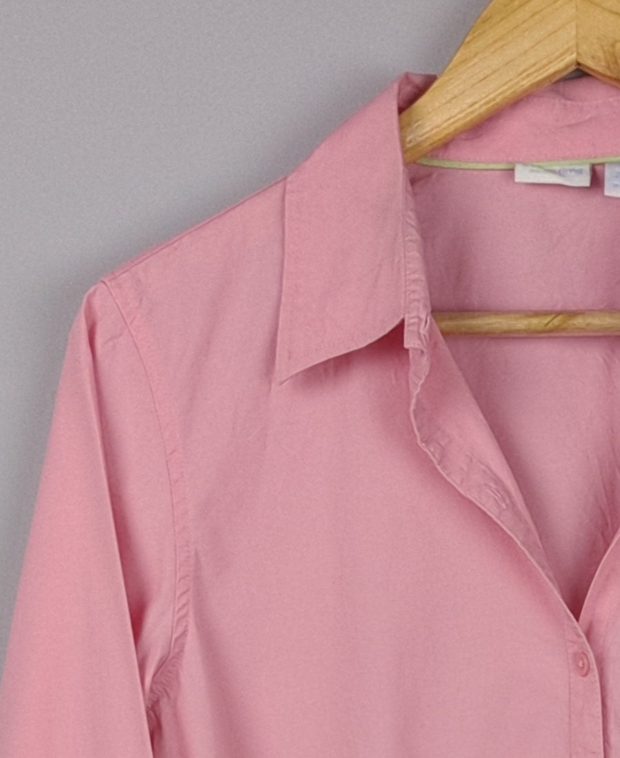 Rosy Button-Down