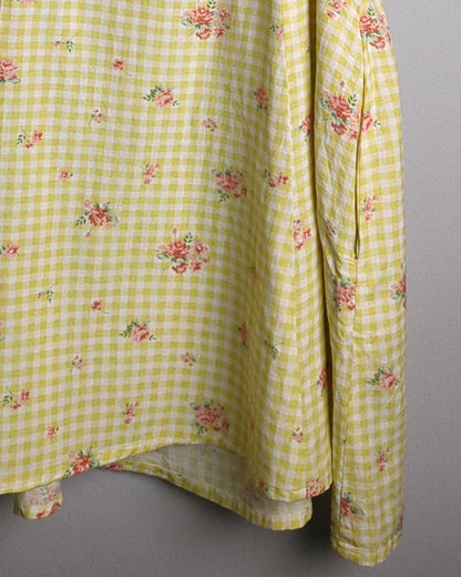 And Beige Gingham Dress