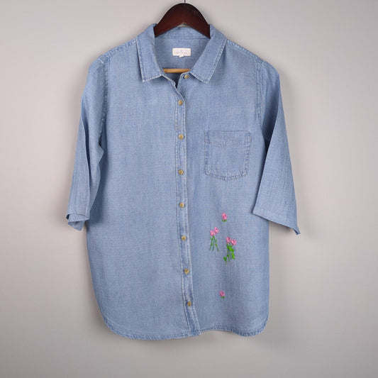 Upcycled Embroidered