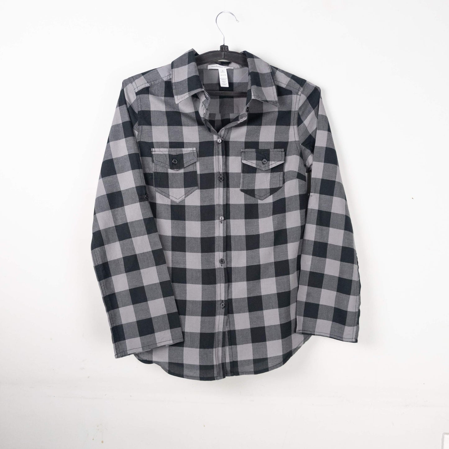 Plaid Button-Down Shirt