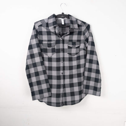Plaid Button-Down Shirt