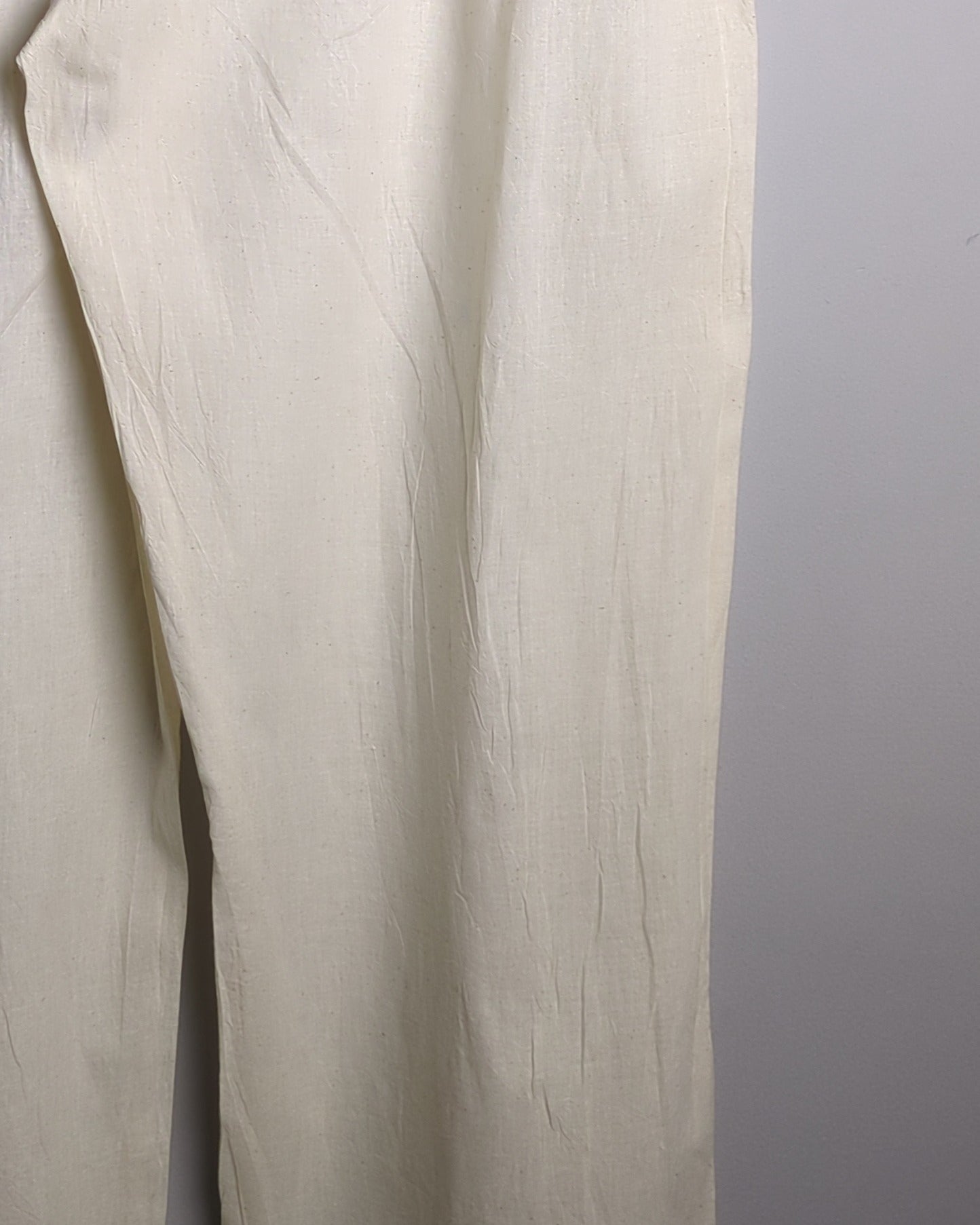 Beige Linen Trousers