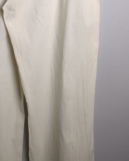 Beige Linen Trousers