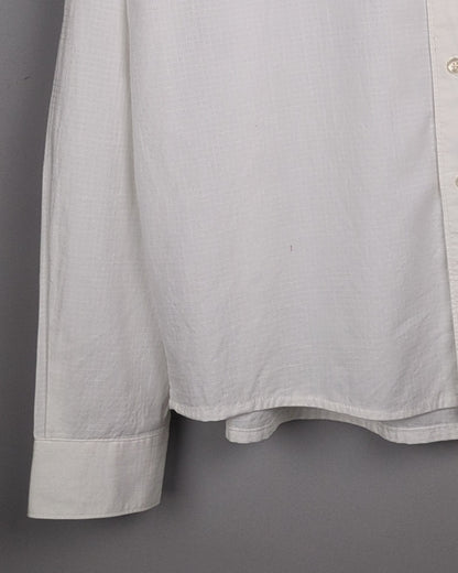 Perry Ellis White Button-Down Shirt