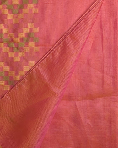 Red Woven Saaree