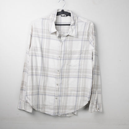 Plaid Button-Up Shirt