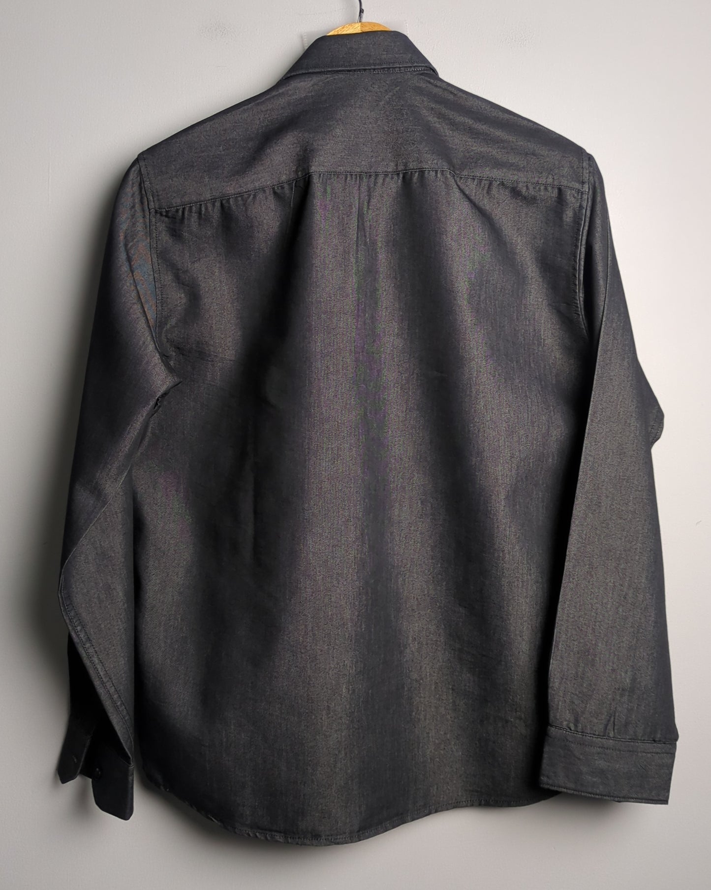 Gray Button-Down Shirt