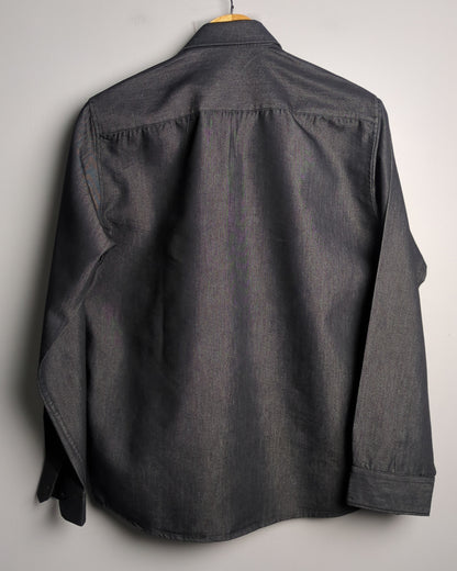 Gray Button-Down Shirt