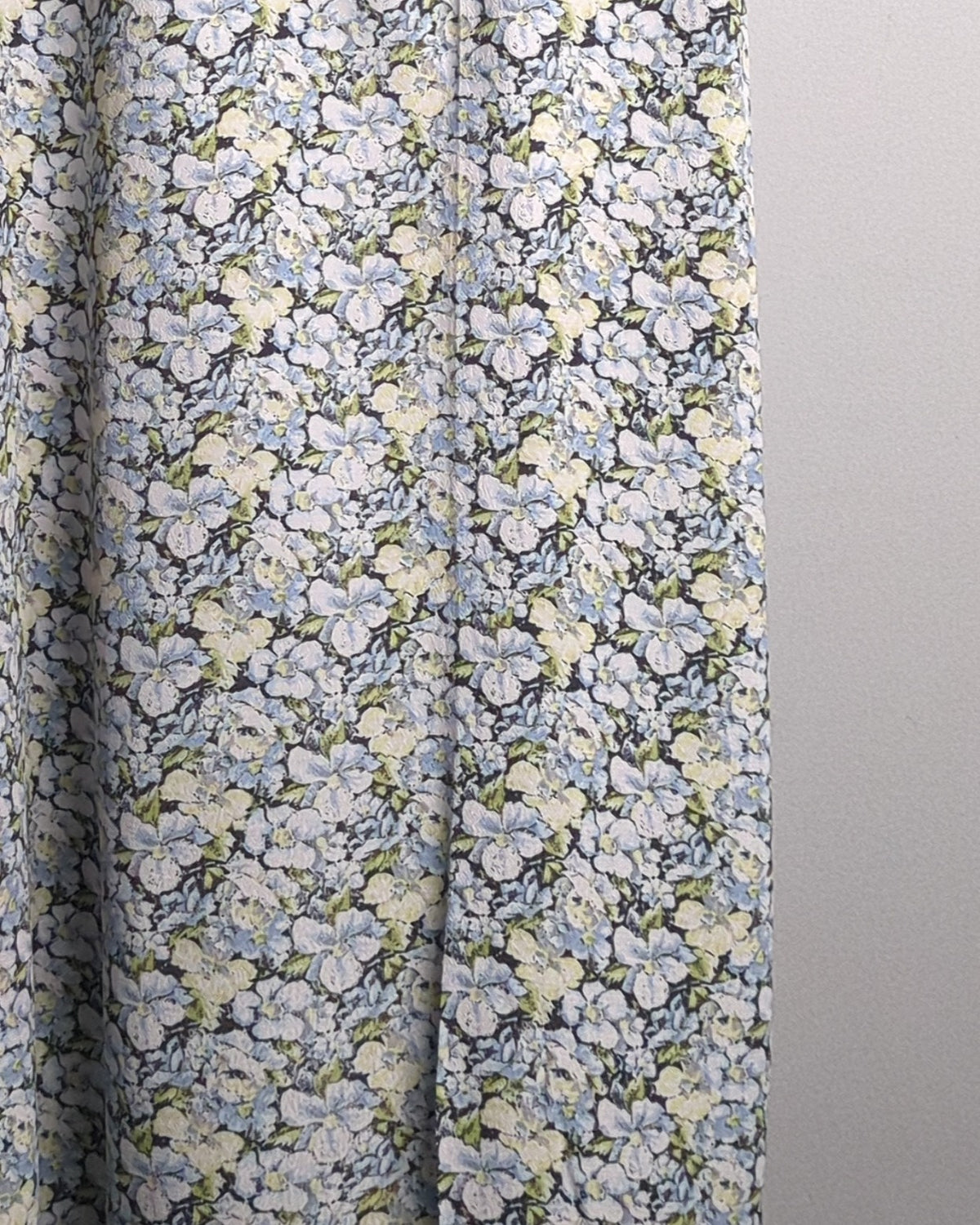 H&M Blue Floral Skirt