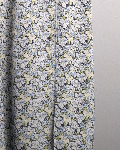 H&M Blue Floral Skirt