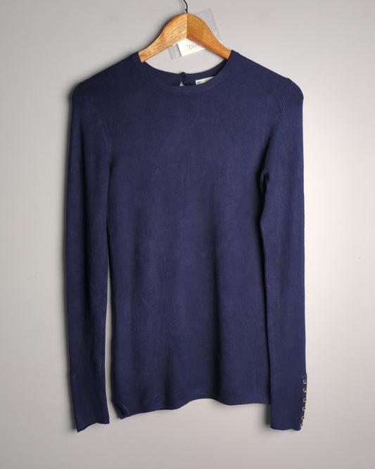 Zara Blue Knit Sweater
