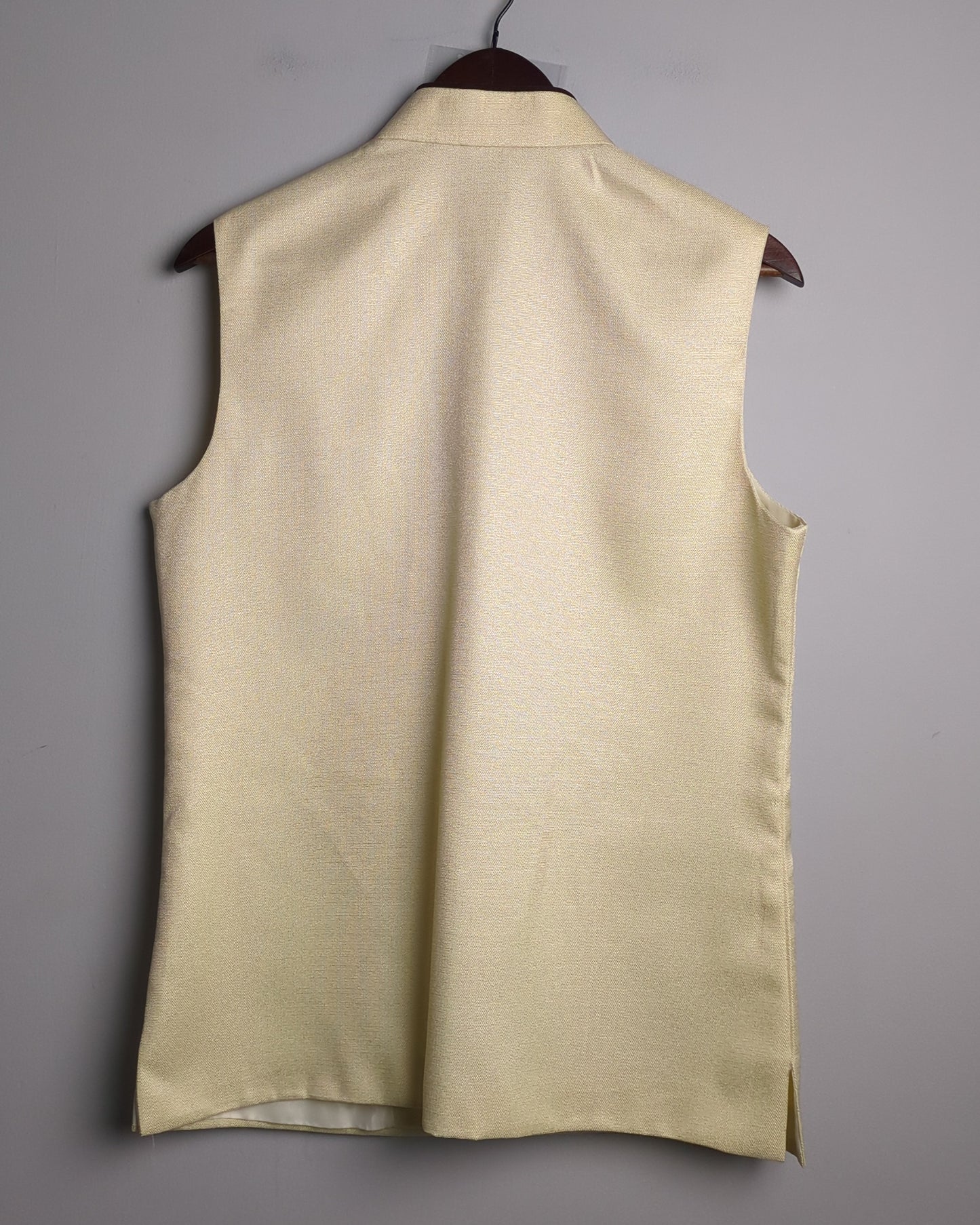 Beige Nehru Vest