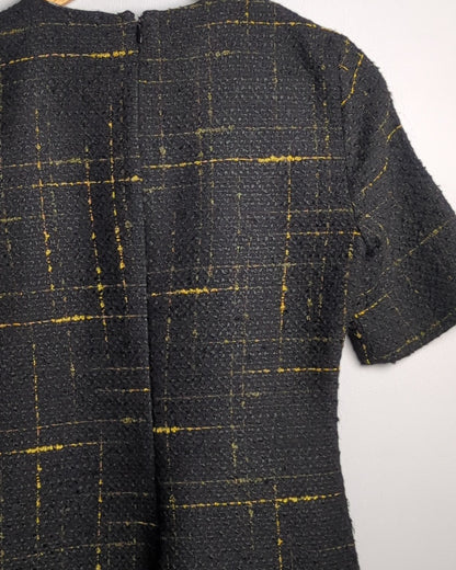 Zara Black Tweed Dress
