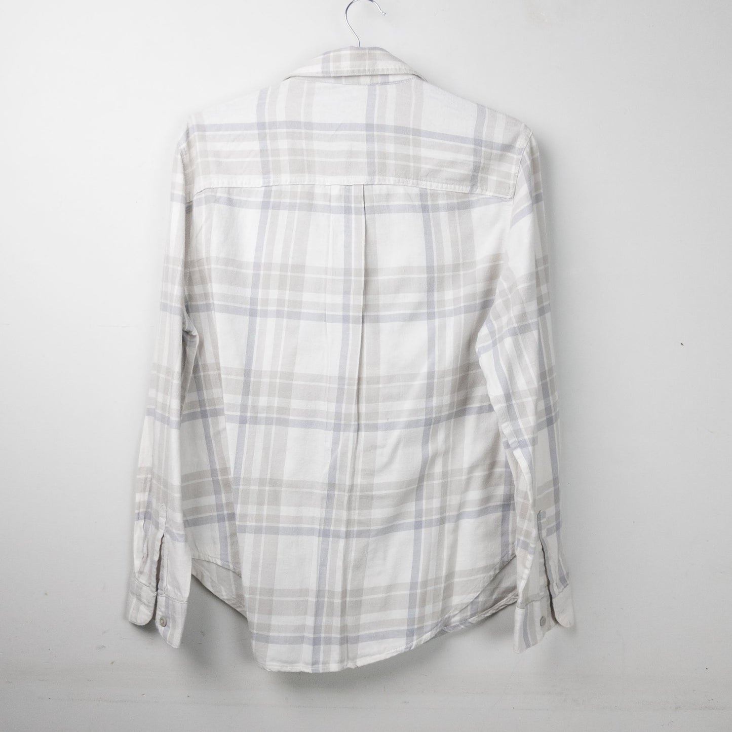Plaid Button-Up Shirt