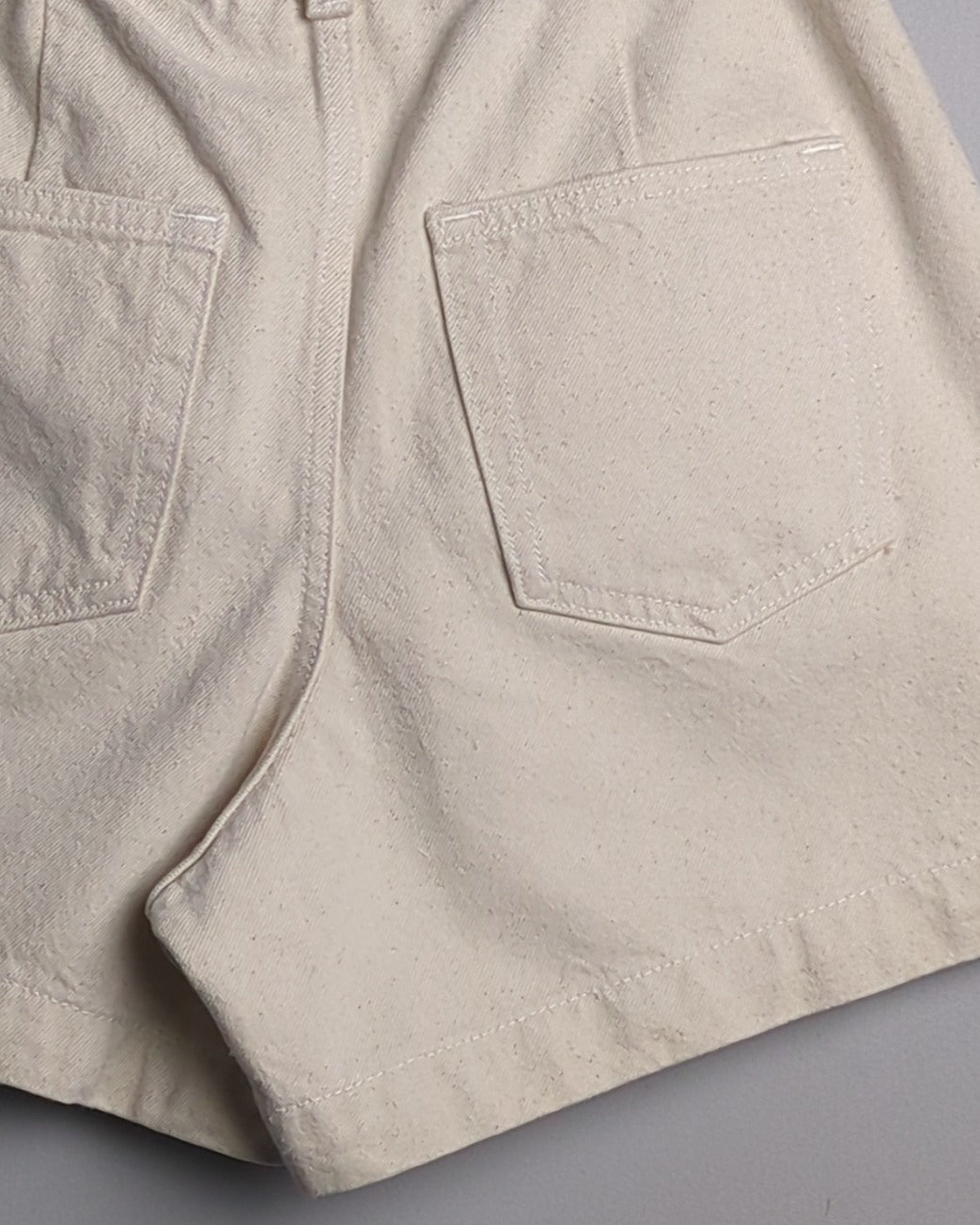 Zara Beige Denim Shorts