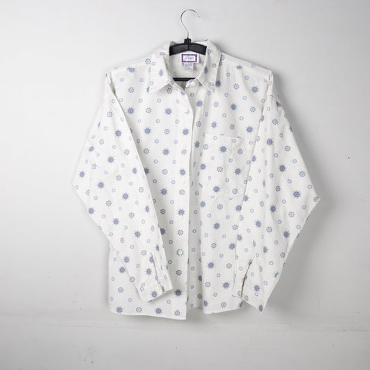 Printed Button-Up Shirt