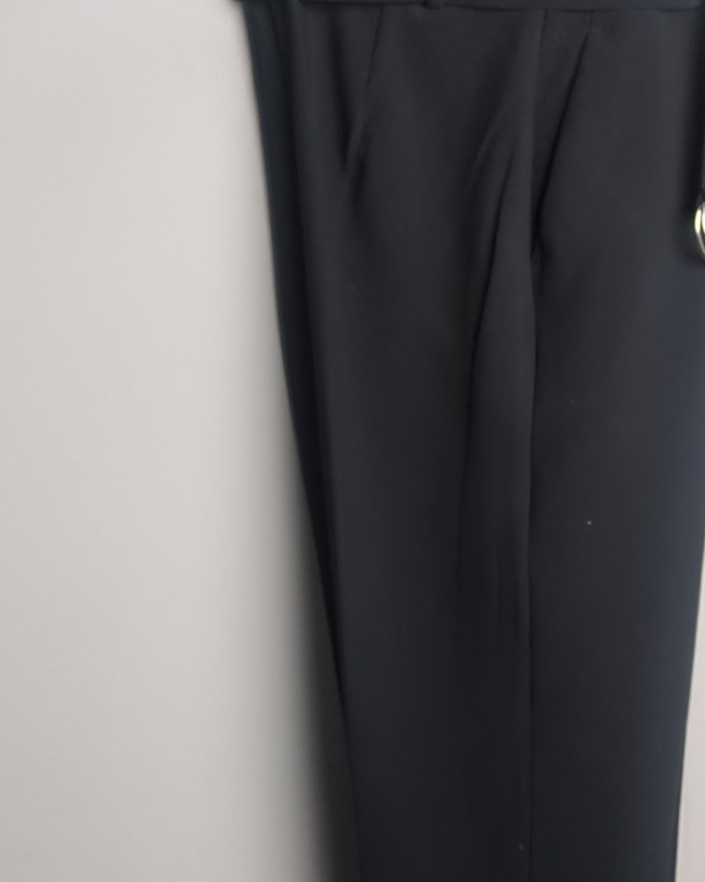 Promod Black Belted Trousers