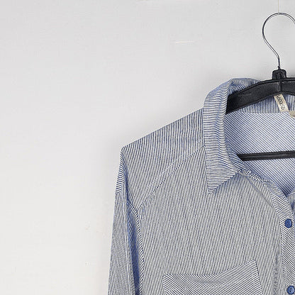 Striped Button-Up Shirt