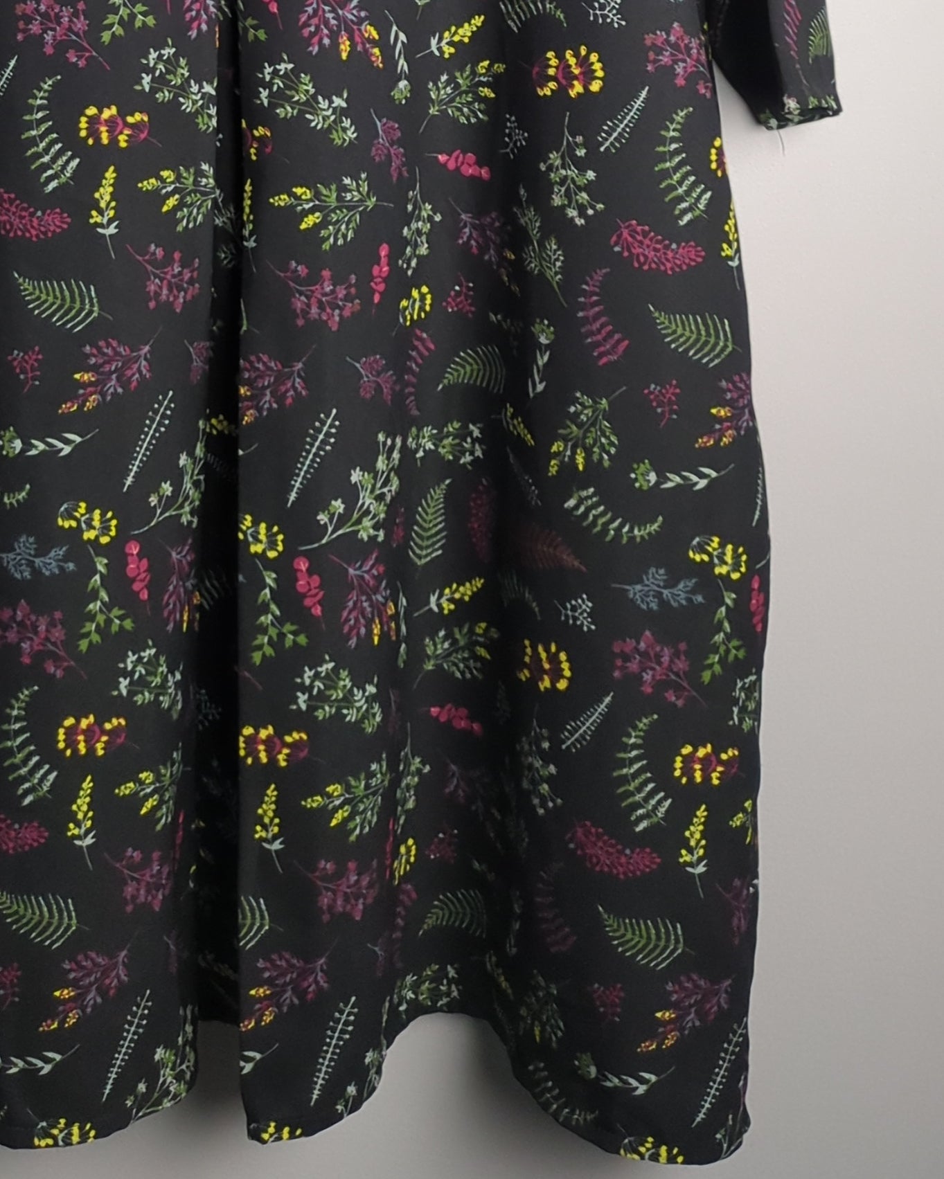 Project Eve Black Floral Dress