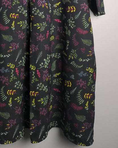 Project Eve Black Floral Dress