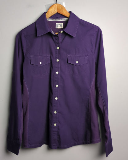 Converse Purple Button Shirt