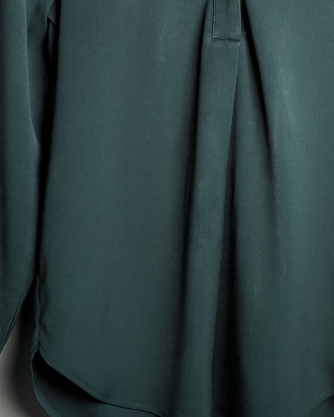 H&M Green Split-Neck Blouse